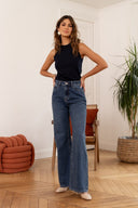 celestin-denim-jeans-broek-medium-blue-sweet-like-you-model-vooraanzicht-1