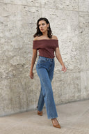 Celestin Wijde Denim Jeans Broek