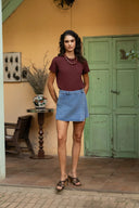 Jadene Denim Jeans Broekrok Short | Sweet Like You