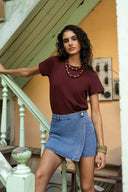 Jadene Denim Jeans Broekrok Short | Sweet Like You