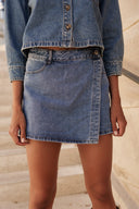 Jadene Denim Jeans Broekrok Short | Sweet Like You
