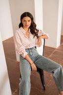 raphael-denim-jeans-broek-green-sweet-like-you-model-vooraanzicht-2