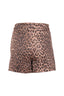 Jadene Leopard Denim Jeans Skirt Trousers