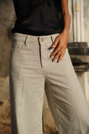Peter Striped Denim Jeans Trousers | Sweet Like You