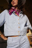 Victor Striped Denim Jeans Shirt