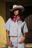 Victor Striped Denim Jeans Shirt