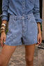 Papillon Denim Jeans Strik Short