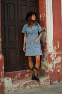 ricci-denim-jeans-polo-jurk-denim-sweet-like-you-model-vooraanzicht-1