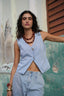 Theonie Denim Jeans Gilet