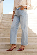 Brook Balloon Denim Jeans Trousers | Sweet Like You