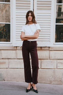 mona-flare-denim-jeans-broek-aubergine-bordeaux-sweet-like-you-lookfoto-vooraanzicht-1