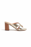 Silvia Metallic Sandalen met Hak