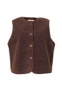justine-teddy-mouwloos-vest-bruin-productfoto-vooraanzicht-1