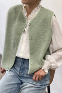 Justine Teddy Sleeveless Vest