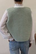 Justine Teddy Sleeveless Vest