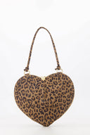 Lamour Suede Heart Shoulder Bag | Sweet Like You