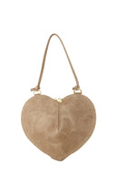 Lamour Suede Heart Shoulder Bag | Sweet Like You