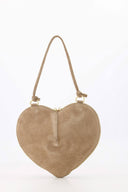 Lamour Suede Heart Shoulder Bag | Sweet Like You
