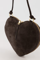 Lamour Suede Heart Shoulder Bag | Sweet Like You