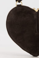 Lamour Suede Heart Shoulder Bag | Sweet Like You
