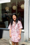 laurentine-jacquard-mini-jurk-roze-orla-antwerp-lookfoto-vooraanzicht-2