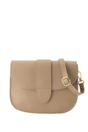 Moon Leather Shoulder Bag