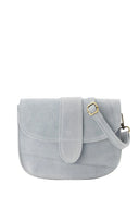 Moon Suede Shoulder Bag