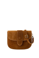 Moon Suede Shoulder Bag