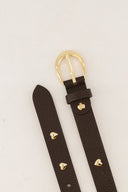 milan-hartjes-leren-riem-donkerbruin-goud-sweet-like-you-productfoto-bovenaanzicht-2