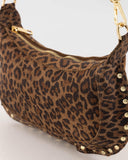 Monica Luipaard Suede Schoudertas | Sweet Like You