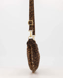 Monica Luipaard Suede Schoudertas | Sweet Like You