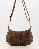 Monica Luipaard Suede Schoudertas | Sweet Like You