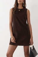 Rosalia Mini Corduroy Rib Fluwelen Jurk | Sweet Like You