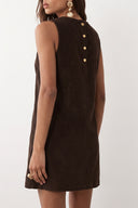 Rosalia Mini Corduroy Rib Fluwelen Jurk | Sweet Like You