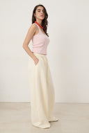 Tess Gebreide Effen Tanktop