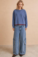 timeo-cargo-denim-jeans-broek-lichtblauw-adore-paris-modelfoto-vooraanzicht-1