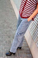 Timeo Cargo Denim Jeans Broek | Adoré Paris