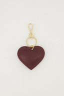 Pipsa Hart Sleutelhanger Leer Bordeaux | Sweet Like You