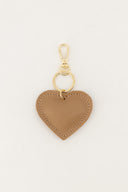 Pipsa Hart Sleutelhanger Leer Camel | Sweet Like You