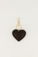 Pipsa Hart Sleutelhanger Leer Donkerbruin | Sweet Like You