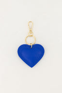 Pipsa Hart Sleutelhanger Leer Kobaltblauw | Sweet Like You