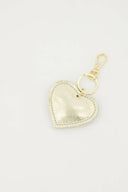 Pipsa Heart Keychain Metallic Sauvage Gold
