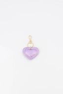 Pipsa Heart Keychain Metallic Lilac