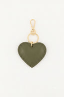 Pipsa Hart Sleutelhanger Leer Olijfgroen | Sweet Like You