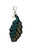 Blaadje Leren Bag Charm