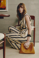 Loane Striped Wrap Blouse | Suncoo Paris
