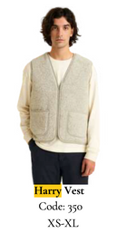 Harry Mouwloze Teddy Wollen Vest | Yoko Wool