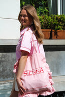 Sienna Ruffle Signature Katoenen Shopper