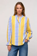 Kimber Plaid Shirt Blouse | Adoré Paris