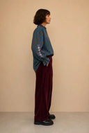 Kimber Plaid Rhinestone Shirt Blouse | Adoré Paris